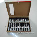 10pcs stainless steel dessert spoon and fork in gift box